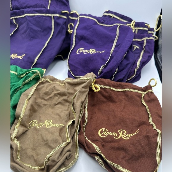 Lot of 21 Crown Royal Bags 9” & 13” - Picture 2 of 4